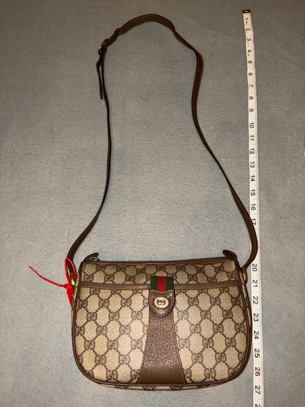 Gucci Monogram Crossbody bag Sherry line ๐ฅ Hot Bag! Authentic Great Condition - Picture 12 of 16